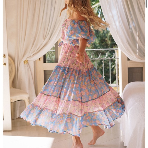 Spell Juniper Tiered Gown - Picture 2 of 14